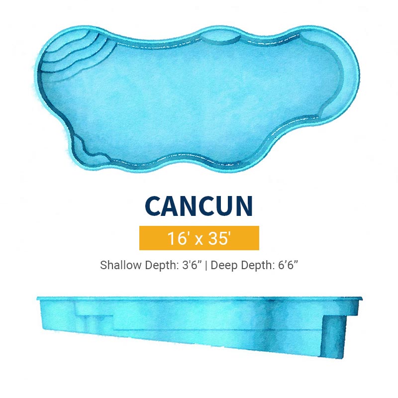Freeform Pool Design - Cancun | Paradise Pools