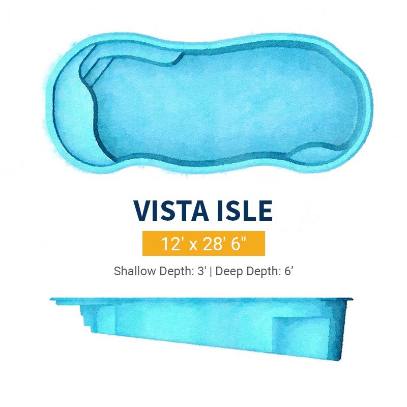Freeform Pool Design - Vista Isle | Paradise Pools