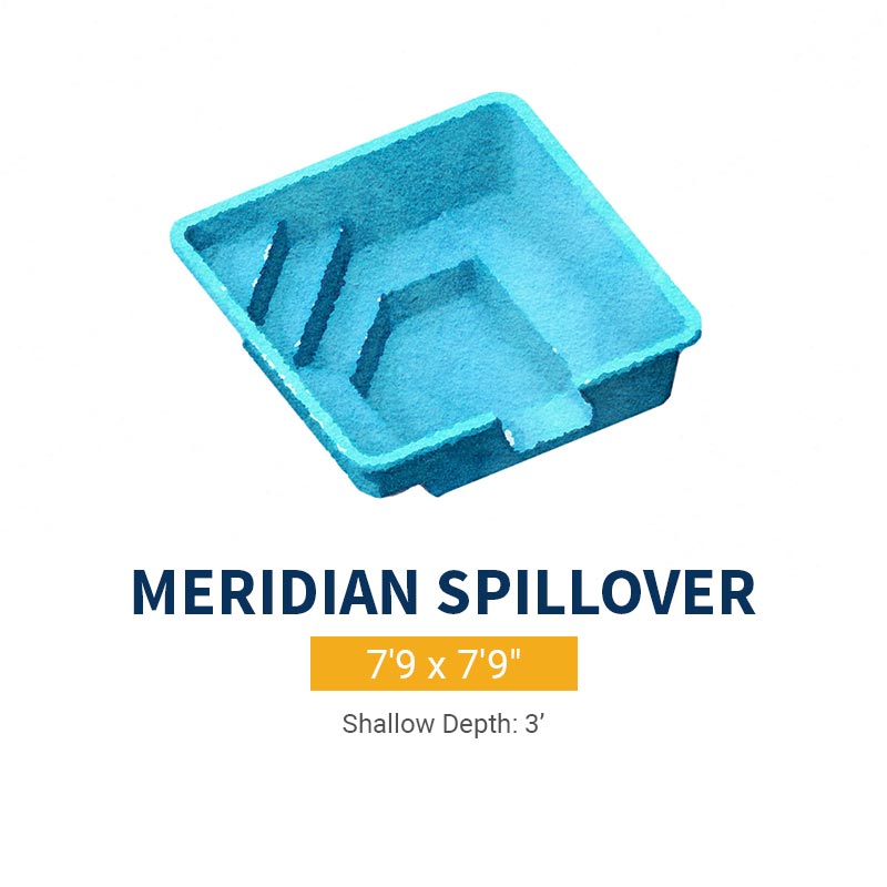Spa Pool Design - Meridian Spillover | Paradise Pools