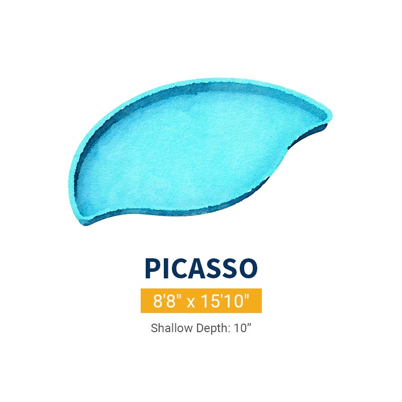 Tanning Ledge Pool Design - Picasso | Paradise Pools